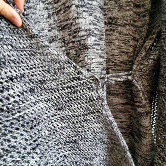 Jessica 3 ways to wear 100% Cotton Cardigan - Heather Grey color small size - Picture 6 of 12